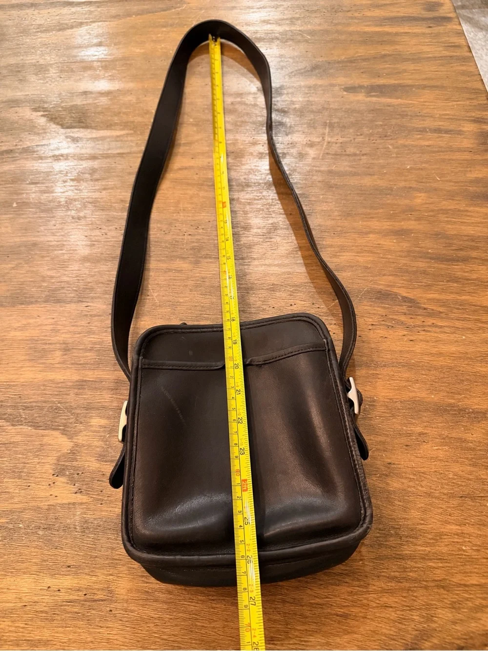 90s Coach 9817 Camera Crossbody Handbag Black Purse